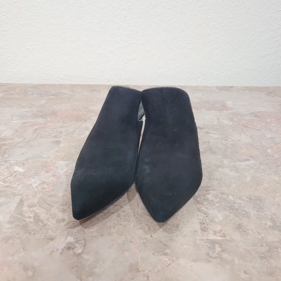 Veronica Beard Pearla Mules Black Suede Leather size 37 / US 7 - Picture 4 of 9